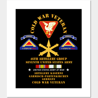Cold War Vet - 46th Artillery Group - Germany - 7th US Army - Missle Branch w COLD SVC Posters and Art